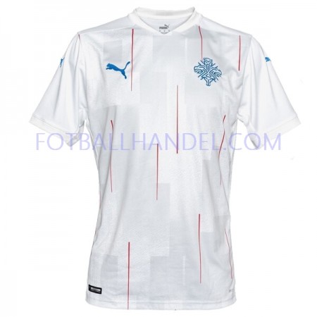 Herre Fotballdrakter Island Borte 2020-21 Kortermet